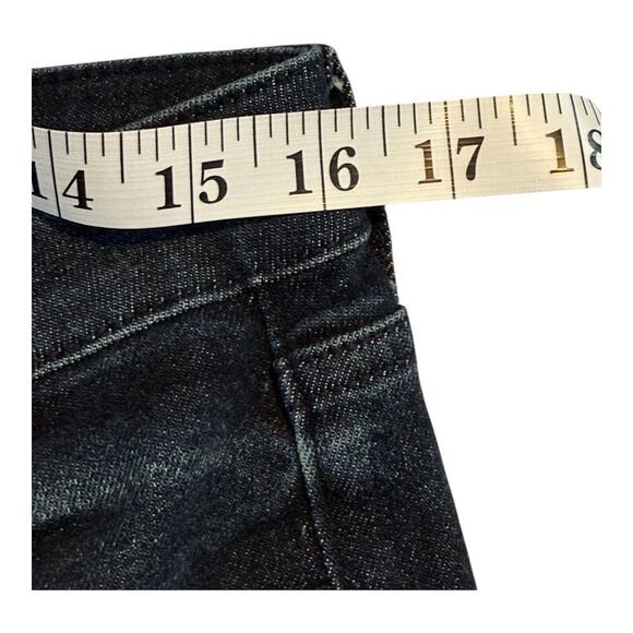 Old Navy Women's Size 10 Mid-Rise Rockstar Super Skinny Jeans Blue Distressed - Picture 4 of 6